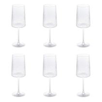 Conjunto de Taças de Cristal Martelado para Vinho 6 Peças 600 ml Petra Lyor
