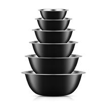 Conjunto de taças de mistura JoyJolt em aço inoxidável 6 taças 0,5L-4,7L Conjunto de taças de mistura JoyJolt em aço inoxidável 6 taças 0,5L-4,7L