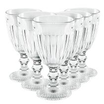 Conjunto de Taças de Vidro Clear Athena de 340ML com 6 Peças Conjunto de Taças de Vidro Clear Athena de 340ML com 6 Peças