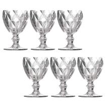 Conjunto de Taças de Vidro Diamond 6pçs Class Home Conjunto de Taças de Vidro Diamond 6pçs Class Home
