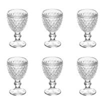 Conjunto de Taças de Vidro para Licor 6 Peças 60 ml Bico Abacaxi Lyor