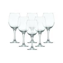 Conjunto De Taças De Vidro Para Vinho 600 Ml 6 Peças Conjunto De Taças De Vidro Para Vinho 600 Ml 6 Peças