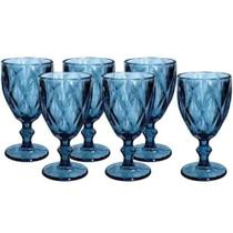Conjunto de taças diamond 300ml 6 peças - C E S Presentes