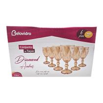 Conjunto de Taças Diamond 6 Peças 340ml