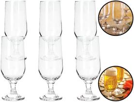 Conjunto De Taças Em Vidro Para Chopp Cerveja Suco Água 6 Und 350ml Clink