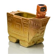 Conjunto de taças Geeki Tikis Star Wars Sandcrawler Punch com mini muglet Jawa Copo de coquetel, copos de shot e tigela de lanche para festas