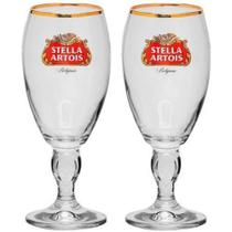 Conjunto de Taças Stella Artois em Vidro para Cerveja 2PÇS 250ML Globimport Conjunto de Taças Stella Artois em Vidro para Cerveja 2PÇS 250ML Globimport