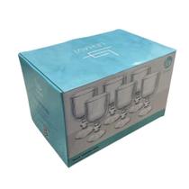 Conjunto de Taças Versalhes para Mesa em Vidro com Borda Dourada 260ml 6 Peças Lehaví Conjunto de Taças Versalhes para Mesa em Vidro com Borda Dourada 260ml 6 Peças Lehaví