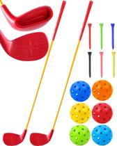 Conjunto de tacos de golfe HOTWIND 91 cm Carbon Shaft, pacote com 2 bolas Conjunto de tacos de golfe HOTWIND 91 cm Carbon Shaft, pacote com 2 bolas