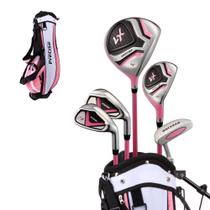 Conjunto de tacos de golfe infantil PRECISE X7 para canhotos, rosa Conjunto de tacos de golfe infantil PRECISE X7 para canhotos, rosa