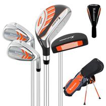 Conjunto de tacos de golfe infantil XDriveMax, 5 peças, laranja, para crianças de 5 a 8 anos