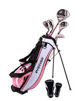 Conjunto de tacos de golfe Precise Distinctive Girls Pink Age 6-8, altura 115-135 cm Conjunto de tacos de golfe Precise Distinctive Girls Pink Age 6-8, altura 115-135 cm