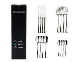 Conjunto de Talheres 16 Peças Aço Inox Mesa Cozinha Completo Conjunto de Talheres 16 Peças Aço Inox Mesa Cozinha Completo