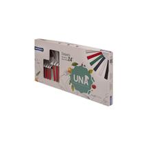Conjunto de Talheres 24 Pçs Cabo Plástico Linha UNA Martinazzo Conjunto de Talheres 24 Pçs Cabo Plástico Linha UNA Martinazzo