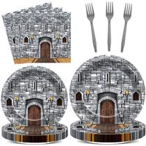 Conjunto de talheres de festa CHUNNIN Medieval Castle para 24 convidados