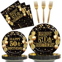 Conjunto de Talheres de Festa Kepeel para 24 Convidados - 96 Peças (50º Aniversário) Conjunto de Talheres de Festa Kepeel para 24 Convidados - 96 Peças (50º Aniversário)