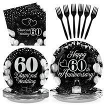 Conjunto de talheres de festa para o 60º aniversário de casamento da Grécia Conjunto de talheres de festa para o 60º aniversário de casamento da Grécia