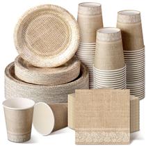 Conjunto de talheres descartáveis Dandat White Lace 250 unidades