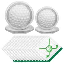 Conjunto de talheres descartáveis durony Golf 88 peças com pratos e guardanapos