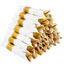 Conjunto de talheres descartáveis FOCUSLINE Gold Plastic, pacote com 30 Conjunto de talheres descartáveis FOCUSLINE Gold Plastic, pacote com 30