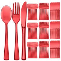 Conjunto de talheres descartáveis Minatee Plastic Silverware 150 unidades