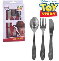 Conjunto de Talheres em Inox com 3 peças Toy Story