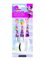 Conjunto de Talheres Infantil Simonaggio Disney Kids - 3 Pçs Minnie