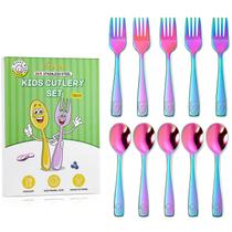 Conjunto de Talheres Infantil VITEVER 10 Peças em Aço Inoxidável Conjunto de Talheres Infantil VITEVER 10 Peças em Aço Inoxidável