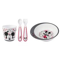 Conjunto de talheres infantis NUK Mickey Mouse, 4 peças