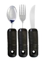 Conjunto de talheres Mars Wellness de 3 peças com design de alça larga