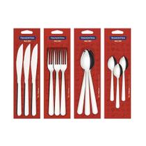 Conjunto de Talheres Mistos Tramontina Malibu Inox 10 Peças