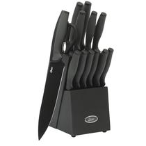 Conjunto de Talheres Oster Slicecraft - 14 Peças - Preto Conjunto de Talheres Oster Slicecraft - 14 Peças - Preto