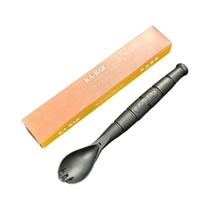 Conjunto De Talheres Tático Mini EDC, Combo De Garfo, Colher E Faca, Equipamento Multifuncional Para