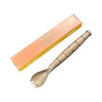 Conjunto De Talheres Tático Mini EDC, Combo De Garfo, Colher E Faca, Equipamento Multifuncional Para