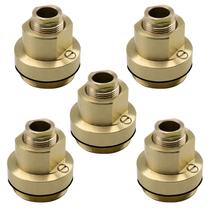 Conjunto de tampa de válvula T-12A para válvula de chuveiro, latão (5 unidades) Conjunto de tampa de válvula T-12A para válvula de chuveiro, latão (5 unidades)