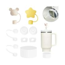Conjunto De Tampas Antivazamento Para Copo Stanley 9 Peças Com 2 Capas Para Canudos De 10mm E 1 Capa