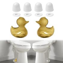 Conjunto de tampas de parafusos de vaso sanitário Mennty, pacote com 2 unidades
