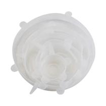 Conjunto De Tampas De Silicone Para Conservação De Alimentos 6 Peças Tampa De Tigela Esticável Filme Conjunto De Tampas De Silicone Para Conservação De Alimentos 6 Peças Tampa De Tigela Esticável Filme