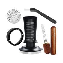 Conjunto De Tamper Para Espresso 51/53/58mm, 5 Peças, Com Tamper De Café, Agitador, Tela Para Puck, Conjunto De Tamper Para Espresso 51/53/58mm, 5 Peças, Com Tamper De Café, Agitador, Tela Para Puck,