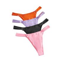 Conjunto De Tangas Sexy Para Mulheres, 4 Peças, Confortáveis E Elegantes, Lingerie G-string