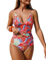 Conjunto de tanquíni ZAFUL, cintura alta, maiôs femininos