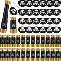 Conjunto de tapa-olhos e telescópios pirata para crianças Libima x24
