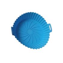 Conjunto de Tapete e Bandeja de Silicone para Fritadeira a Ar - Azul Moderno