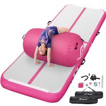 Conjunto de Tapete Inflável para Ginástica FBSPORT 3,9 m 101 x 60 cm Conjunto de Tapete Inflável para Ginástica FBSPORT 3,9 m 101 x 60 cm