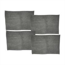 Conjunto de Tapetes Bolinha Piso Banheiro Base Borracha 38X58