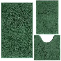 Conjunto de tapetes de banheiro BOANKODU Chenille Extra Soft Absorbent Conjunto de tapetes de banheiro BOANKODU Chenille Extra Soft Absorbent