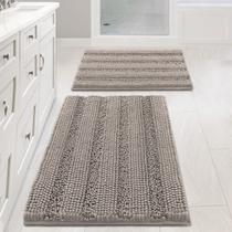 Conjunto de tapetes de banheiro H.VERSAILTEX Extra Soft Chenille Conjunto de tapetes de banheiro H.VERSAILTEX Extra Soft Chenille