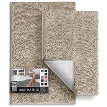 Conjunto de tapetes de banheiro Hearth & Harbor Chenille, 3 tamanhos