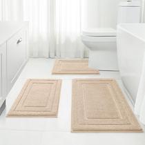 Conjunto de tapetes de banheiro HOMEIDEAS, absorvente supermacio de 3 peças