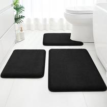 Conjunto de tapetes de banheiro HOMEIDEAS atualizado de 3 peças de espuma viscoelástica